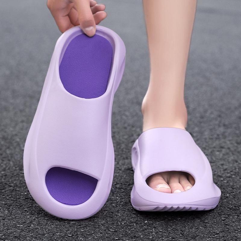 Модные тапочки на платформе для мужчин и женщин, женские летние легкие туфли для купания на мягкой подошве для пар, повседневная нескользящая пляжная обувь