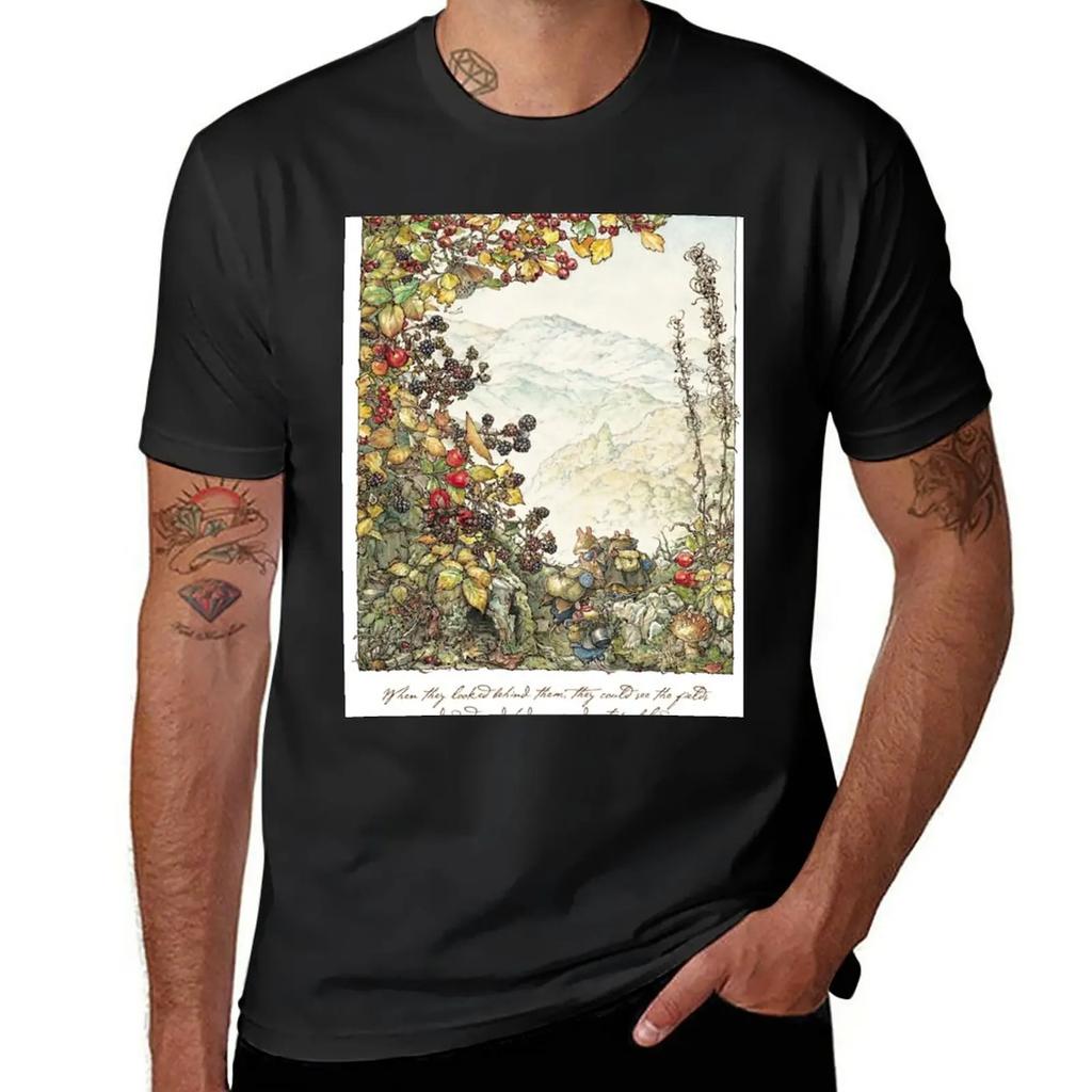 Walk to the High Hills T-Shirt plain customs Blouse sublime mens graphic t-shirts funny