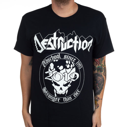 Fit DESTRUCTION Band Graphic Cotton Tshirt Unisex Summer Short Sleeve Fashion Brand Tee Luxury Casual Vintage Retro Top
