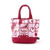 Moomin Checkered Fruit Little My Lunch Fluffy H23 X W33 X Bag, Pink, Cotton, 47-8317300, Approx. D11.5cm