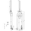 Carbon MTB Rigid Fork 29 Boost 110 Mountain Bike Front Fork 29 er Carbon 700C Disc Brake Tapered Tube Cycling Bicycl Fork 29er