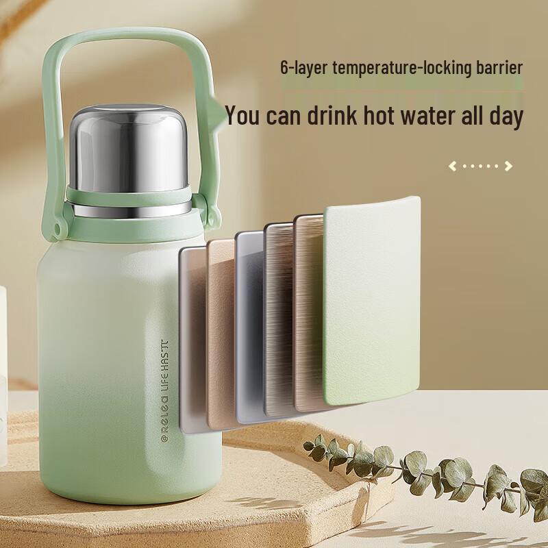 Simple Poetry Stainless Steel Thermos Bottle