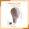 Mannequin Head Hat Display Stand Rack Woman for Hairpieces Elegant Manikin Wall Mounted