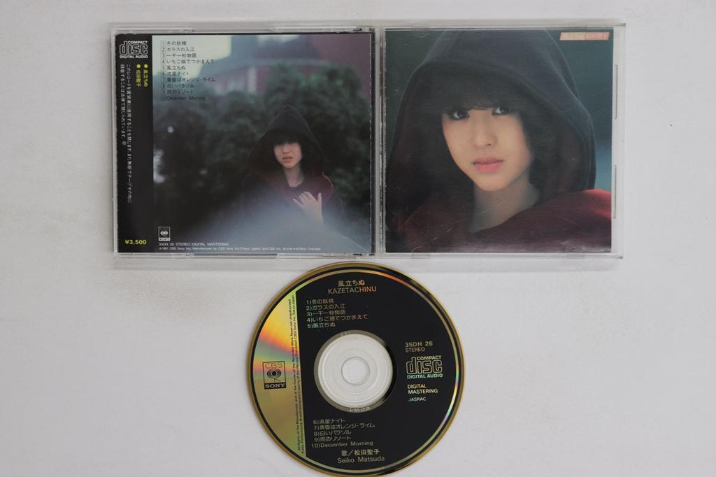 CD SEIKO MATSUDA Kaze Tachinnu 35DH26 CBSSony 1983 Япония Японский Поп-Рок Б/У