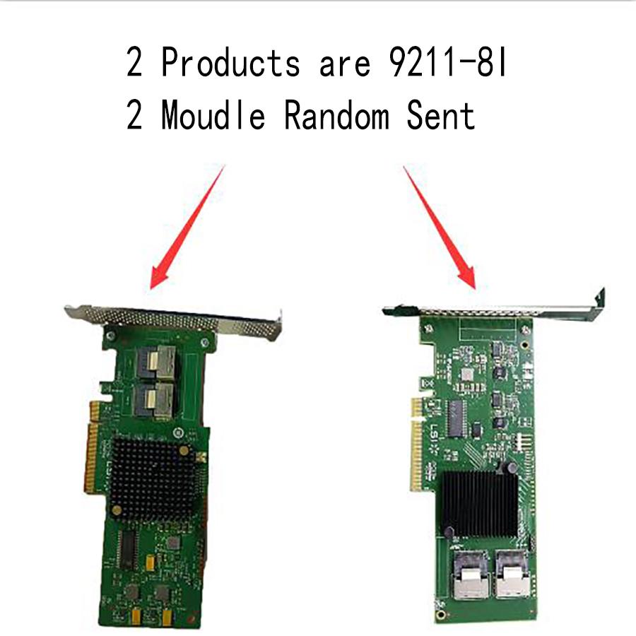 Для LSI SAS 9210-8i 8-портовая 6 Гбит/с PCIe HBA RAID SATA карта контроллера