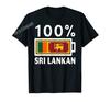 ZX More Design Vintage Sri Lanka Lankan Flag Pride TShirt For Men Women T Shirt Tops Cotton Tees