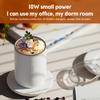 2 In 1 Self Stirring Coffee Mug 55 Celsius /131 Fahrenheit Constant Temperature Cup Warmer 10W Magnetic Self Stirring