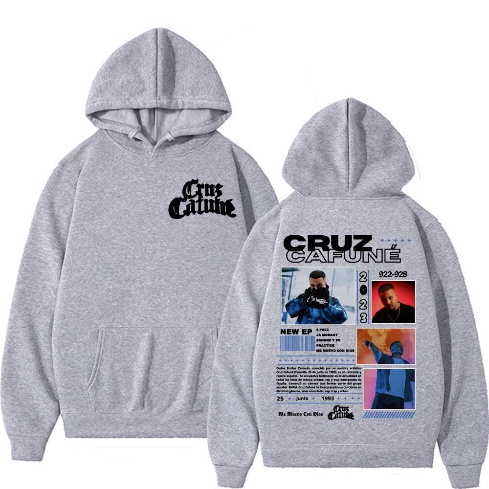 Хип-хоп исполнитель Cruz 922-928 Тур Мерч Графические худи Мужская одежда Хип-хоп Винтажная мода Свитшоты Повседневные Флисовые Худи Оверсайз
