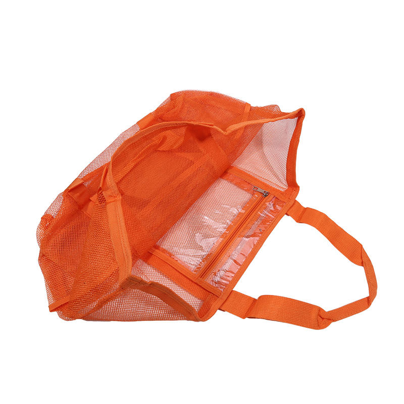 Пляжные сумки для женщин, летние, для путешествий, сетчатая сумка-тоут с большим внутренним карманом, песозащитная, плетеная, на плечо, ручная сумка