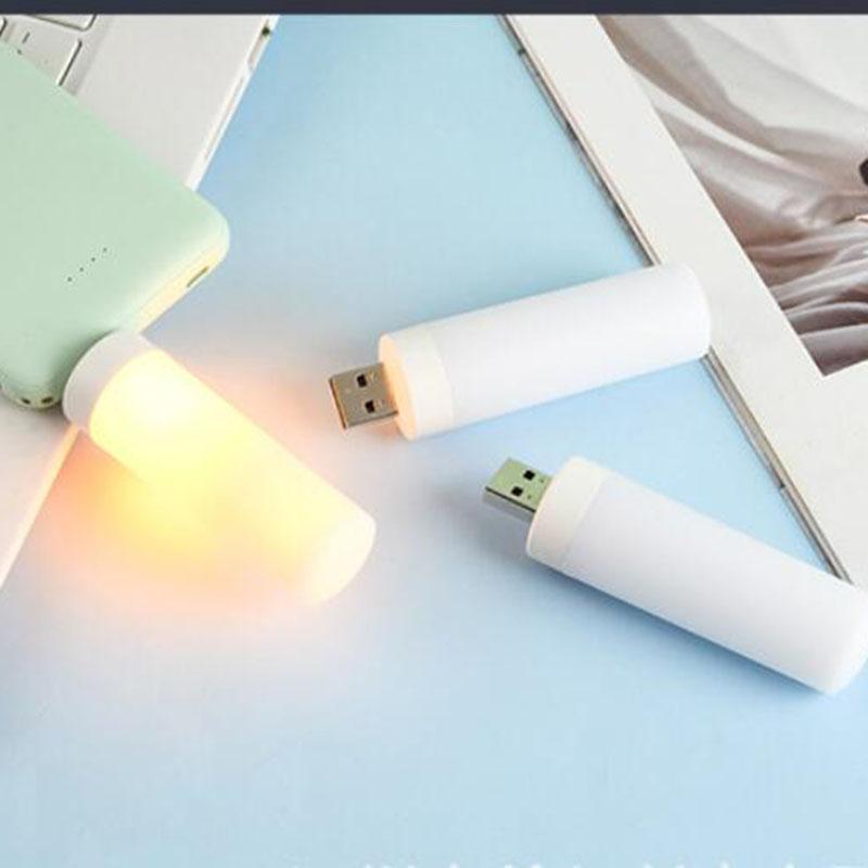 Переносной USB 5V эффект ночника лампа светодиодный пламя мигающая свеча книжная лампа для освещения вечеринок