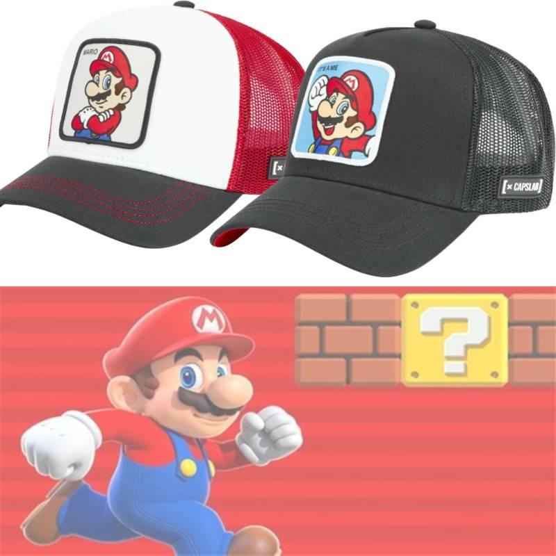 Cute And Sweet Mario Character Cotton Baseball Cap For Protection And Warmth