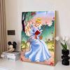 Full Round Diamond Painting The Princess Who Reads Art Rhinestone Picture Mosaic DIY 5D Cross Stitch Embroidery Home Decoration