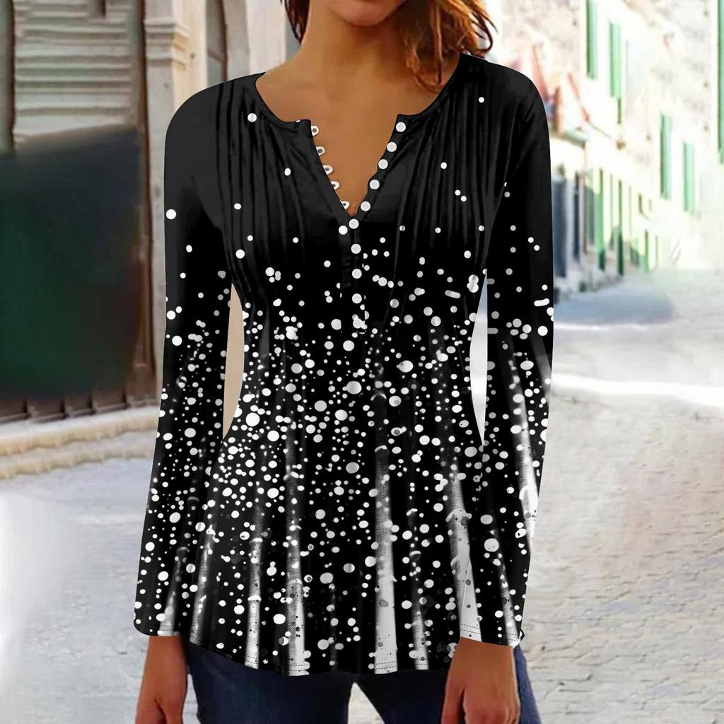 Рубашки с длинным рукавом для женщин, осенняя мода, нарядные повседневные блузки, модные плиссированные туники, топы для леггинсов