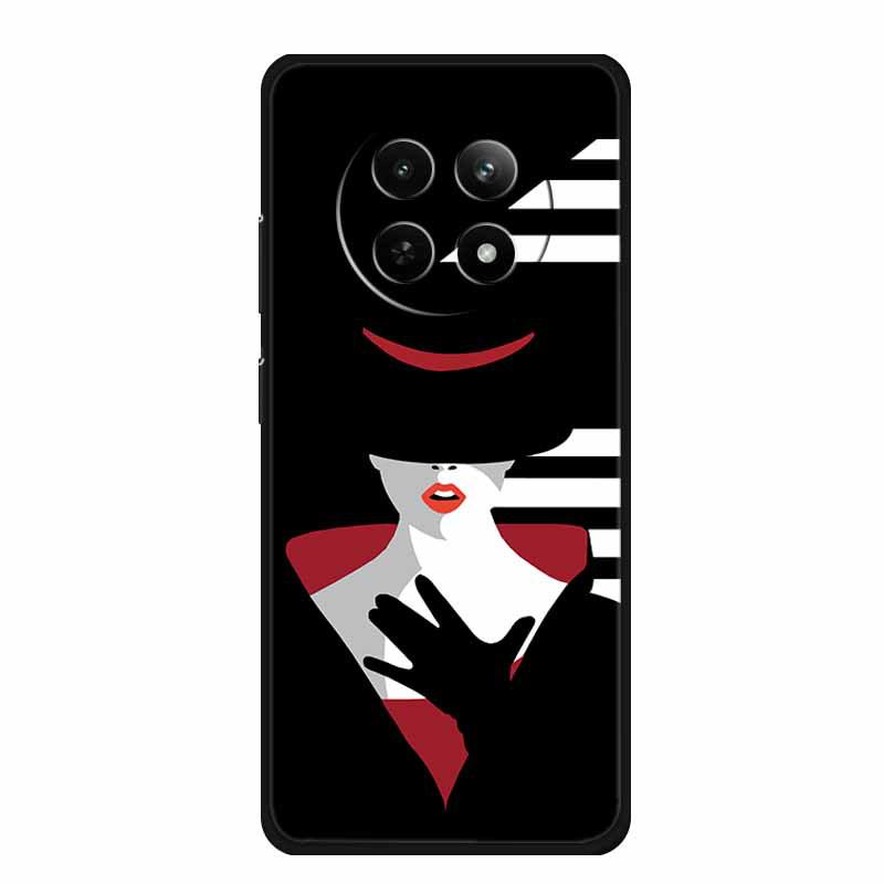 Чехол для телефона Realme 12 5G: Цветная тисненая painting, Ударопрочная с вогнуто-выпуклой текстурой - 1 шт.