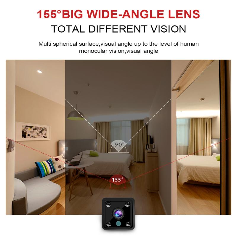 Мини-камера HD-видеокамеры 1080P Датчик ночного видения WIFI Камера Пульт дистанционного управления Беспроводное наблюдение