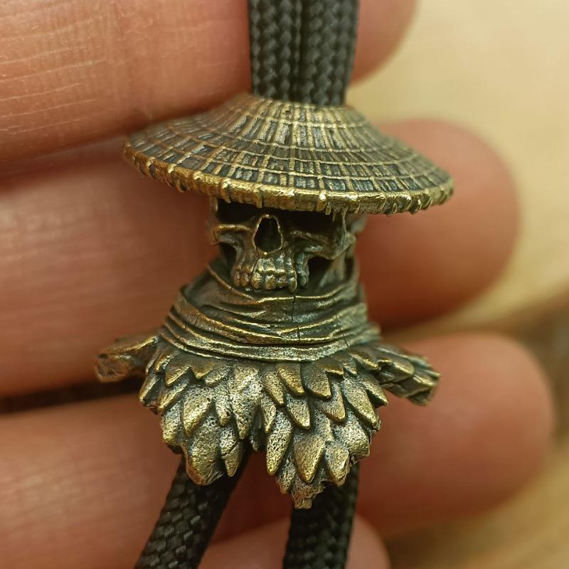 Brass Skeleton Hero DIY Keychain Car Keychain Bag Accessories Pendant Interesting Decorations