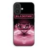 Phone Case - MANIACASE - iPhone 17 - Silicone TPU - Black and Pink - Diamond Pattern