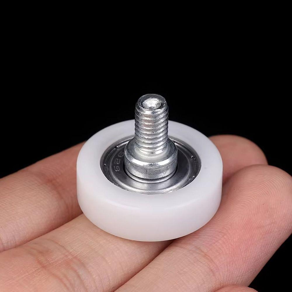 1 шт. с винтом Ролик подшипника ящика Плоский ролик для раздвижной двери Шкаф Передвижное колесо Мебель