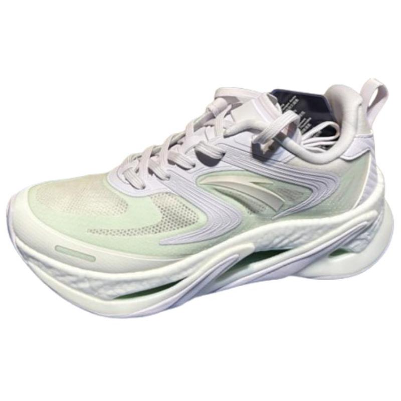 Anta Амортизирующие нескользящие низкие повседневные кроссовки для бега Женские фиолетово-бело-синие кроссовки