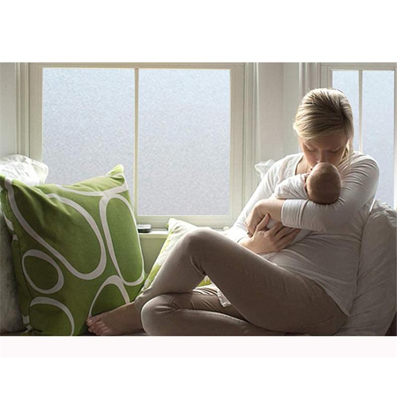 10 м ПВХ оконная наклейка из чистого матового стекла, декоративная домашняя самоклеящаяся пленка для гостиной, туалета, ванной комнаты