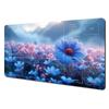 Stain Resistant NonSlip PTCG Game Mat Glowing Starry Sky Ancient Tree Design Card Playmat Smooth Gaming Mouse Pad