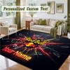 Crystal Velvet Square Rug Custom NameRB Leipzig FC Pattern Non Slip Home Floor Decor Rug