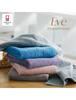 Imabari Towel Large Bath Approximately 70 x 140 Certified Made in Highly Large Medium Solid Eve Blue Towel, cm, Brand, Japan, Quick-Drying, Absorbent,