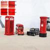 British Classic Car, Postbox, Telephone Booth, Double-Decker Bus Model Pencil Sharpener for Kids