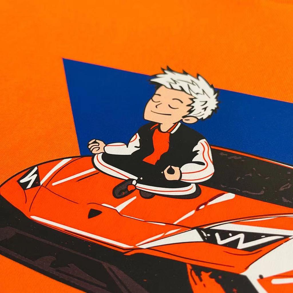 Детские футболки из 100% хлопка Merch A4 с принтом Ламба, повседневный комплект семейной одежды, модные топы для мальчиков и девочек