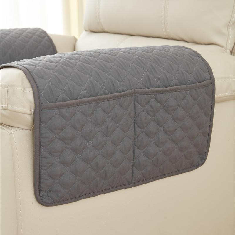 Коврик для дивана-реклайнера, однотонный нескользящий чехол для кресла, подлокотник, полотенце, устойчивое к загрязнениям, универсальная подушка для дивана на все времена года для дома