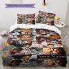 Name Custom Leonardo DiCaprio Pattern Bedding Set Quilt Cover Pillowcase Home Decor Gift (1 * duvet cover + 2 * pillowcase, without core)