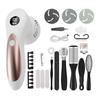 Электрический пылесос для удаления омертвевшей кожи и мозолей, устройство для педикюра с цифровым дисплеем, которое можно мыть по всему телу, аппарат для ухода за ногами