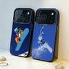 S-Snow Snowboard Ski Phone Case For iPhone17,16,15,14,13,12,11,Pro,MAX Gray Matte Silicone Black Cover