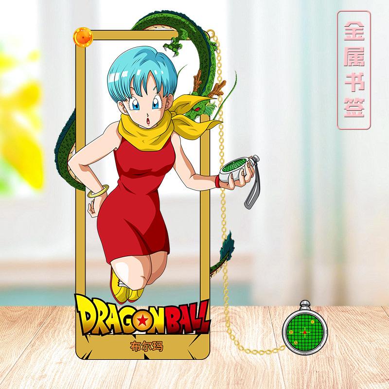 DRAGON BALL Металлическая закладка, Зажим в стиле аниме, Идеально для студентов и фанатов