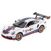1/24 Porsche 911 GT3 RSR литые игрушечные машинки из металла модель автомобиля звук свет инерционный механизм детские игрушки коллекция