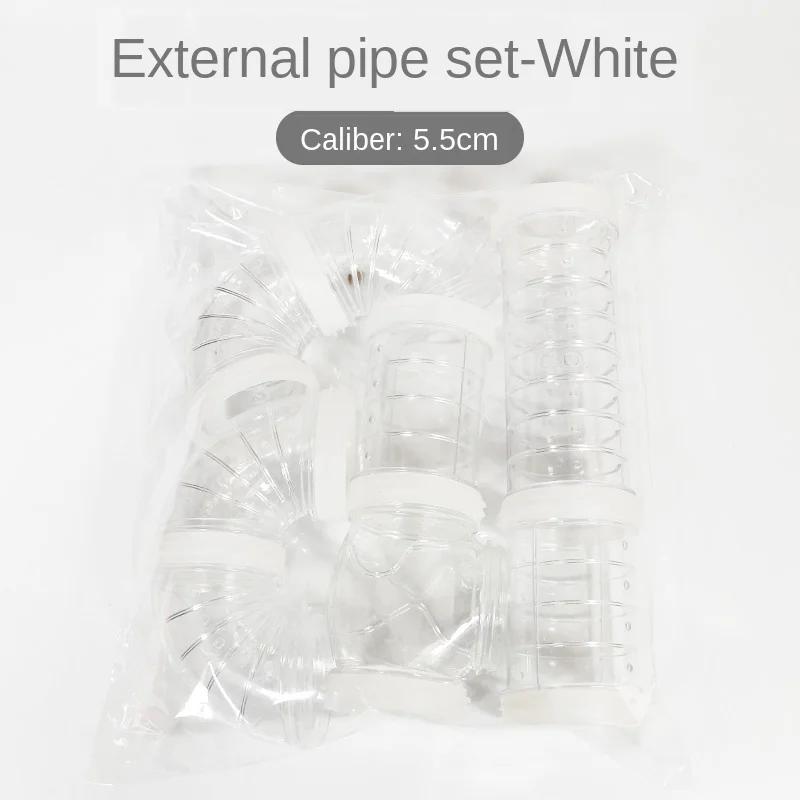 8 шт./набор Сделай сам Игрушка-тоннель для хомяка Игрушка-труба для спортивных тренировок питомца Прозрачная игрушка-взлетно-посадочная полоса Инструмент для игры с хомяком