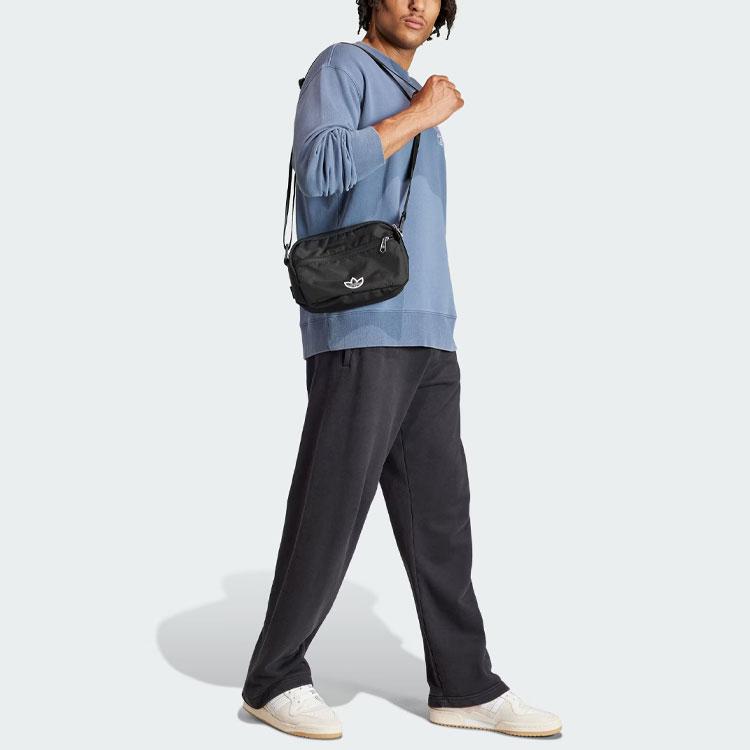 adidas Оригинальная толстовка с круглым вырезом Adicolor Outline с логотипом, мужская толстовка серого, синего цвета IR7999