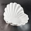 Ring Holder Dish White Shell Jewelry Dish, 3D Printed Holder, Decorative Key Tray for Rings Earrings Necklaces Large Capacity