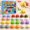 24-дневный Адвент-календарь Squishy Сюрприз-коробка Милый Пельмень Булочка Игрушка-антистресс Медленное Восстановление Стресс Подарок-сюрприз На Рождество