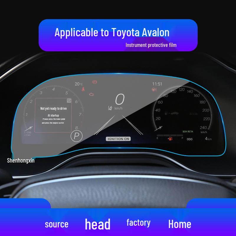 Закаленное стекло для навигации Toyota Avalon, Защитная пленка для приборной панели - Подходит для 24 моделей