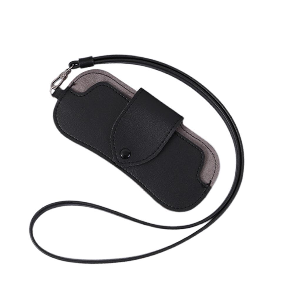 Однотонный чехол для солнцезащитных очков из ПУ кожи, подвесной, аксессуары для очков