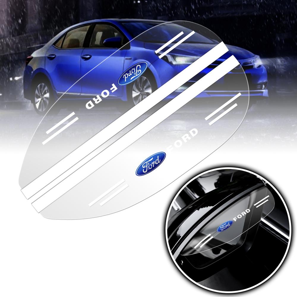 Для Ford Focus Kuga Fiesta Transit Mustang Mondeo MK2 MK3 Fusion Автомобильные водонепроницаемые козырьки над зеркалами заднего вида для защиты от дождя Безопасное вождение ZV5