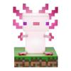 Официально лицензированный настольный светильник-аксолотль из Minecraft от Paladone, отдельно стоящий элемент декора игровой комнаты и коллекционный ночник, подарочный аксессуар для мальчиков и девочек