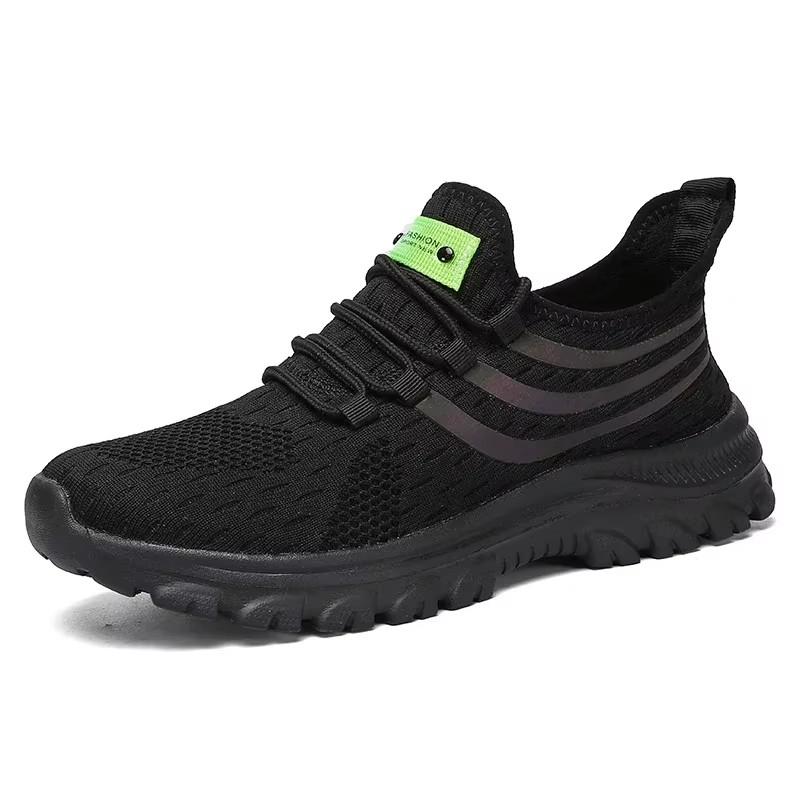 Men'S Spring Mesh Breathable Sports Shoes Men'S Casual Running Hollow Mesh Shoes Lightweight Anti Slip Work Shoes Sneakers Men