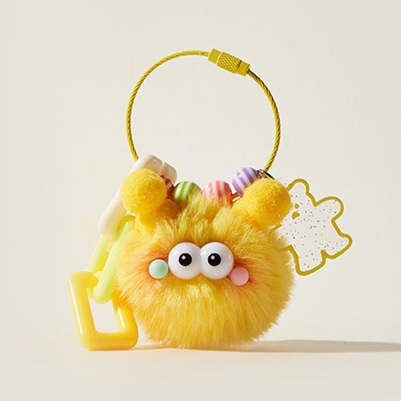 Очаровательный плюшевый брелок-подвеска в виде божьей коровки