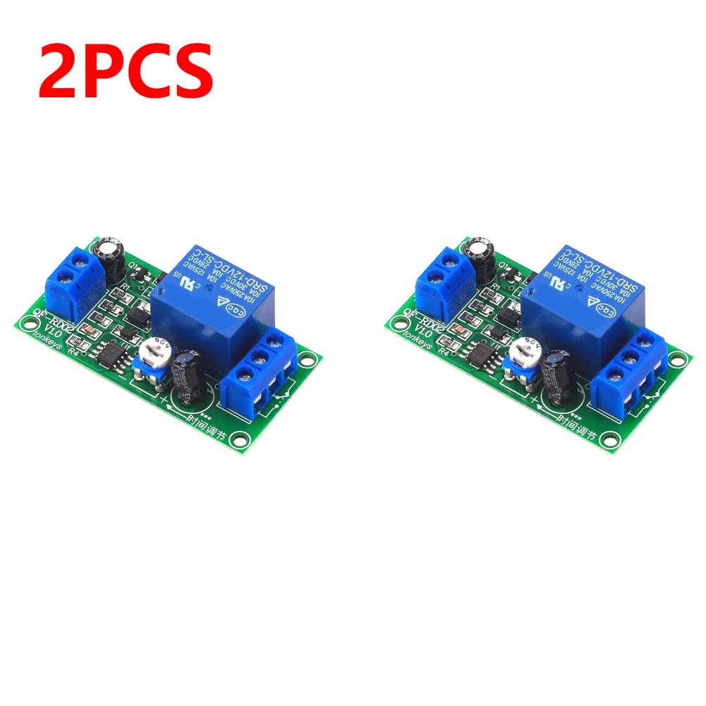 Time Delay Relay Module Timer Relay Timer Switch Board 12V DC 0-60s Adjustable Switch Board Timing Turn Off Board NE555
