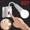 1 PCS E27 Socket Bulb Holder with Switch Lamp Holder Energy-saving LED Desk Lamp LED Lamp Holder HMM