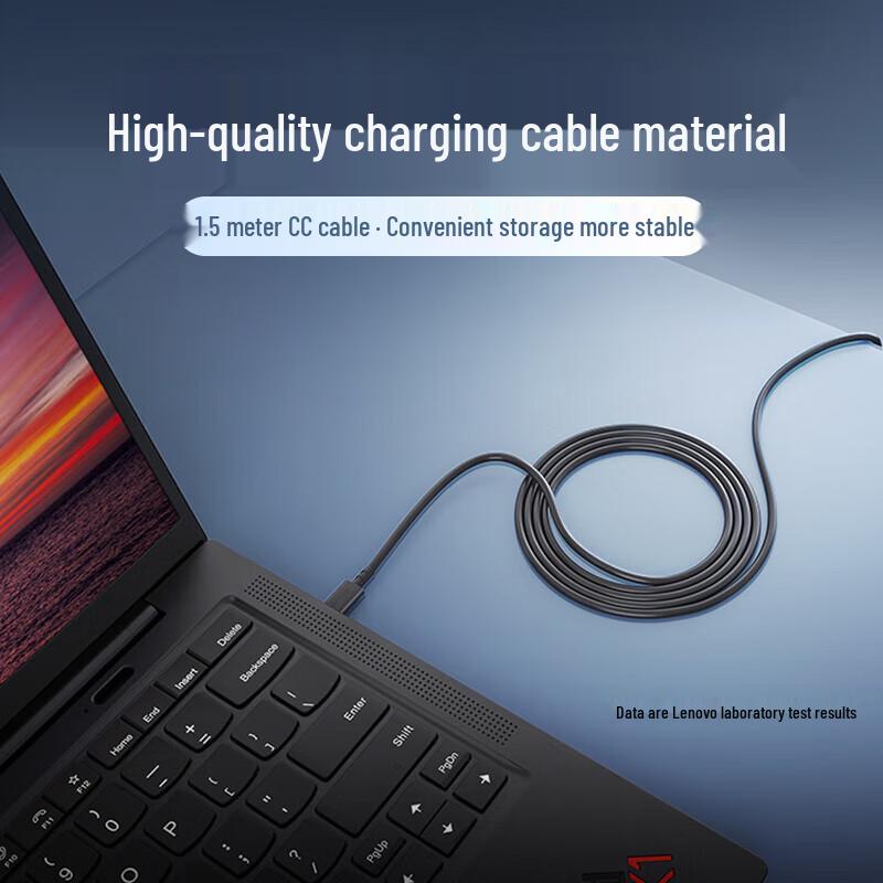 Зарядное устройство Lenovo ThinkPlus 65 Вт GaN в форме губной помады