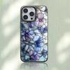 Чехол для телефона с узором из синих цветов, подходит для IPhone 17 16 E 15 14 13 12 11 Pro Max 14 Plus 17Air, противоударный, с жесткой задней крышкой, Funda