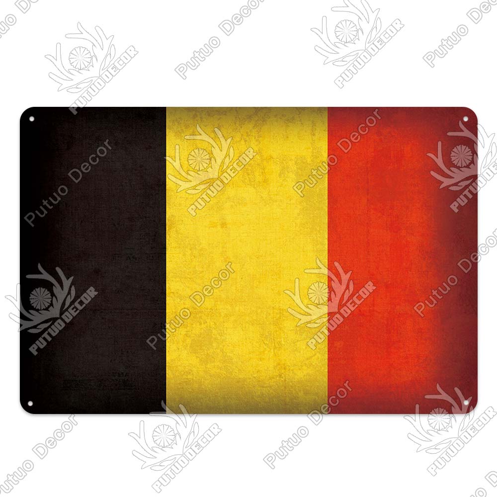 Decor Flag Vintage Metal Sign Tin Sign Decorative Plaque Wall Decor Bar Pub Man Cave Living Room Home Door Decoration